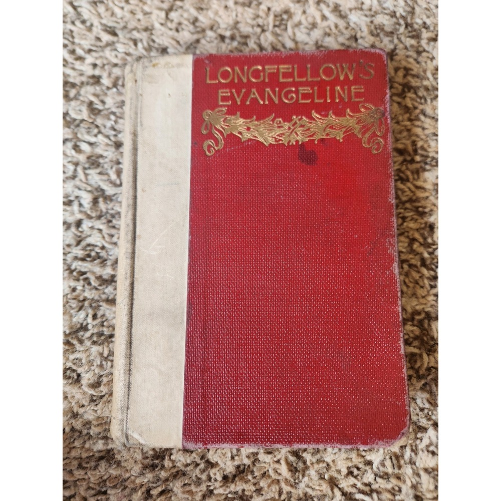 1893 Longfellows Evangeline Portland‎ Edition Houghton Mifflin Antique Hardcover